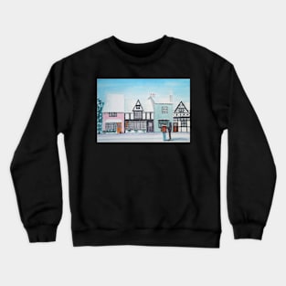 Snow on the Houses Crewneck Sweatshirt